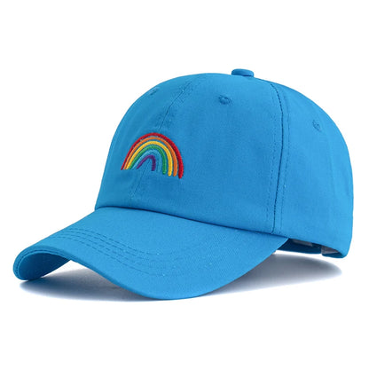 Unisex Baseball Cap Rainbow Embroidery Sports Hats Fashion Hat Cap For Men Women Streetwear Dad Hats