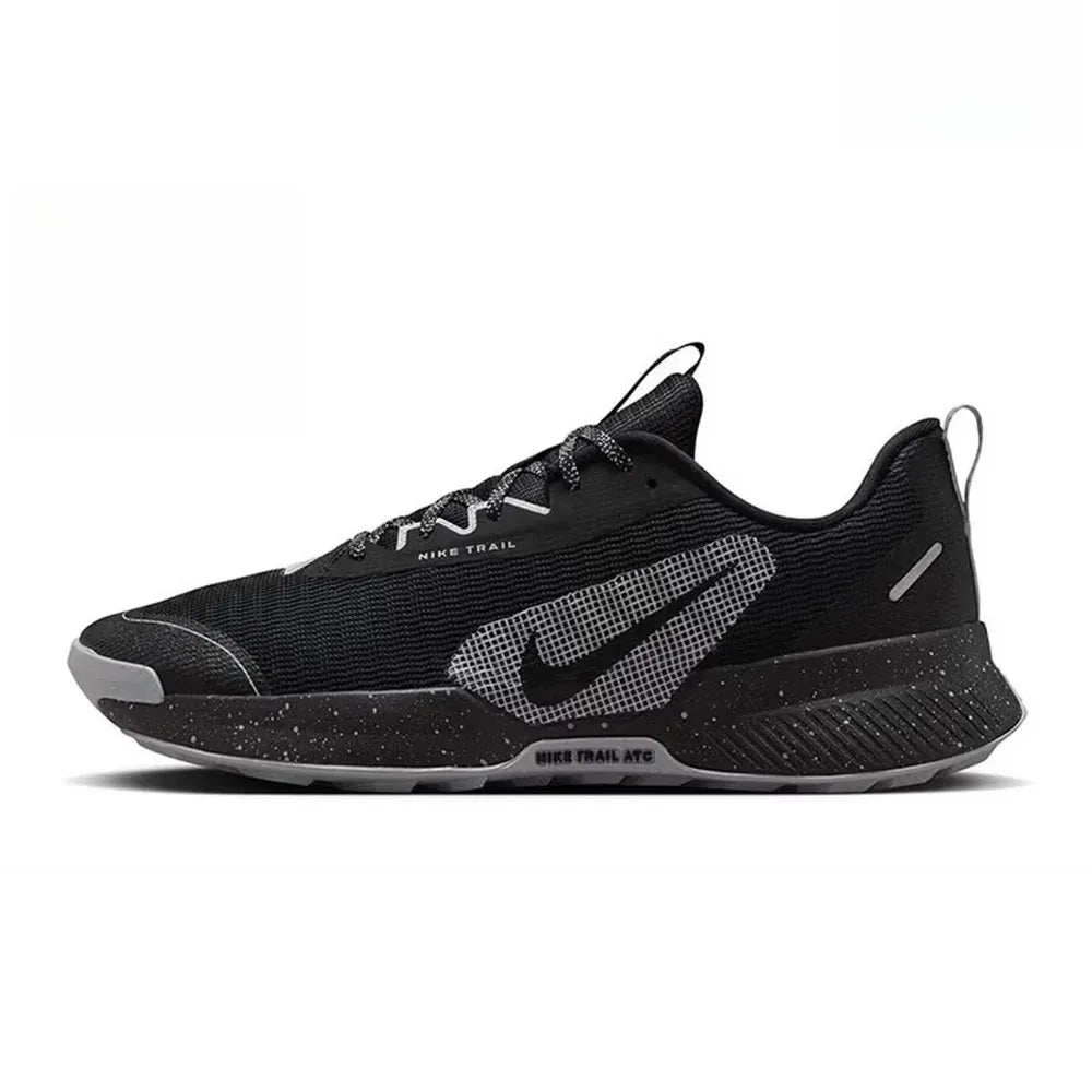 Nike Juniper Irail 3: comfortabele, duurzame en ondersteunende lage trailrunningschoenen voor heren in zwart en grijs FQ0904-001