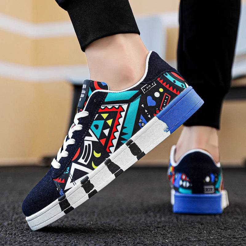 YRZL Παπούτσια Skateboard Ανδρικά Canvas Sneakers Casual Αναπνέοντα Παπούτσια Περπατήματος Ελαφριά Επίπεδα Παπούτσια για Άνδρες Street Trend Αθλητικό Παπούτσι