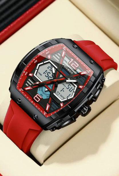 LIGE Digital Men Military Watch 50m Waterproof Wristwatch LED Quartz Clock Sport Watch Male Big Watches Men Relogios Masculino