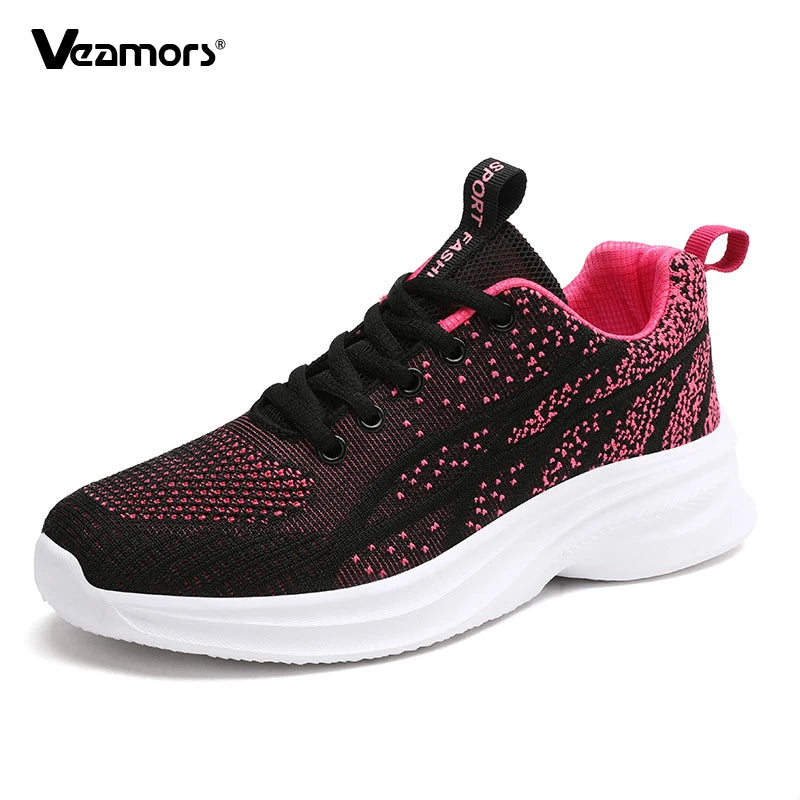 Zapatillas de running para mujer, zapatillas deportivas informales transpirables, ligeras, para gimnasio y deporte al aire libre, cómodas