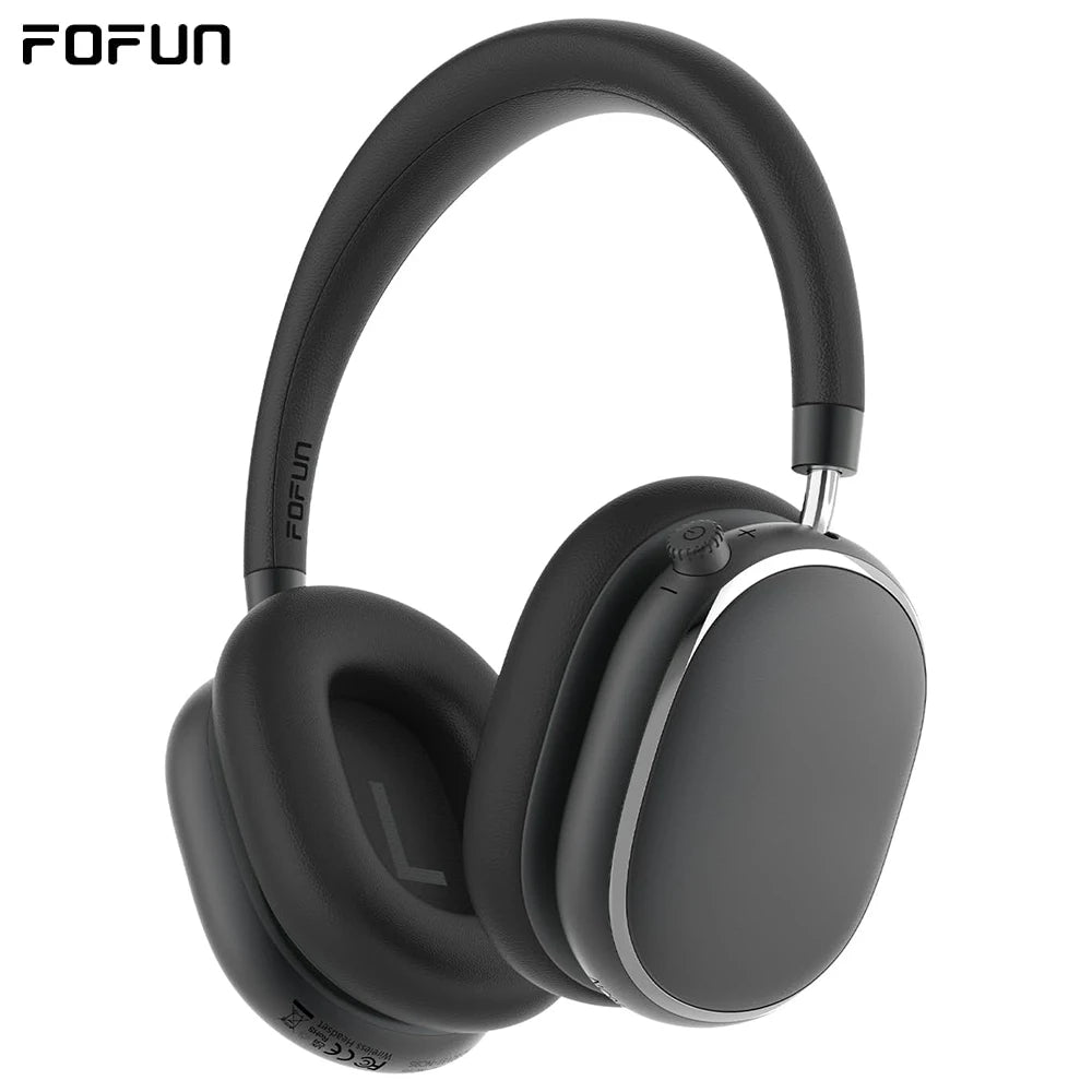Hybrid Active Noise Cancelling Headphones, Wireless Headphones Bluetooth 6.0 with Transparent Mode, Hi-Res Audio,Deep Bass,Metal
