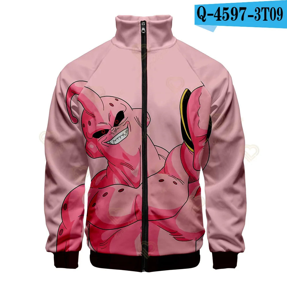 Dragon Ball 3D Print Zipper Hoodie Cool Fashion Men/Women/Kids Long Sleeve Hoodies Sweatshirt Casual Cosplay Jacket Clothes