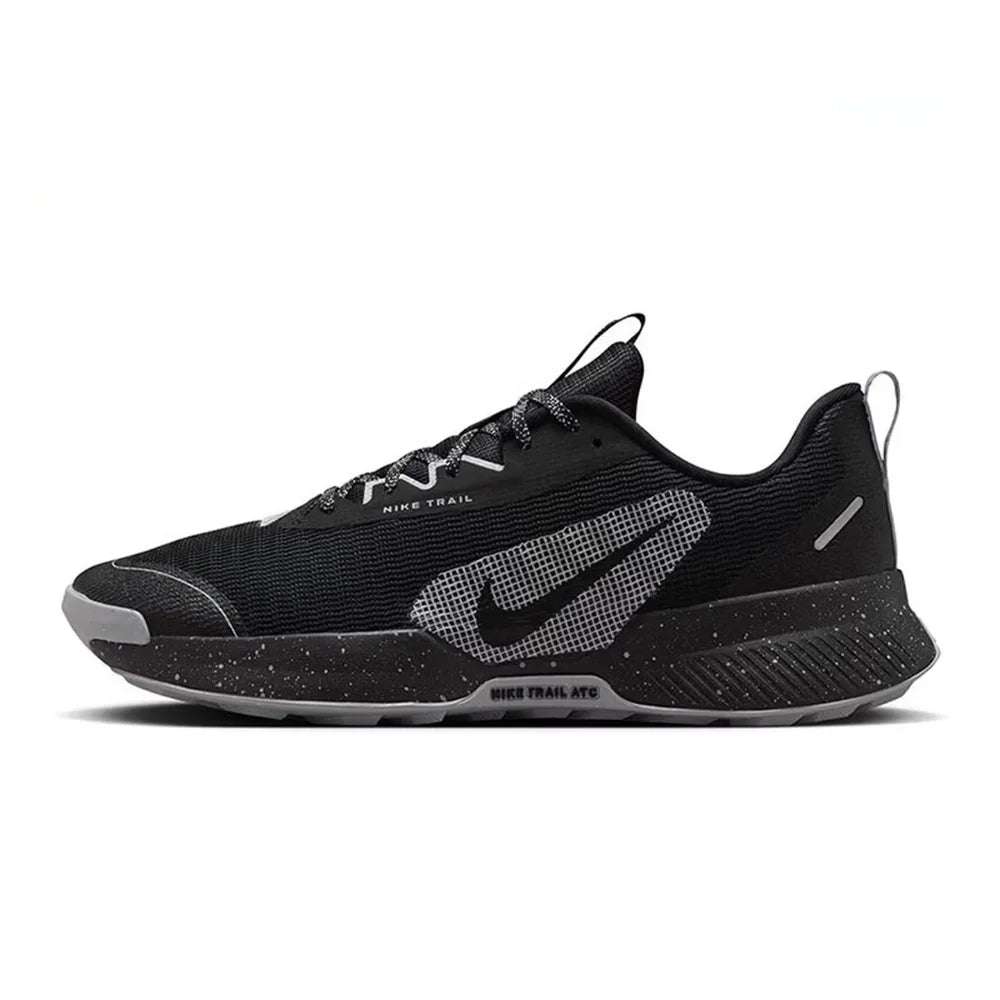 Nike Juniper Irail 3: comfortabele, duurzame en ondersteunende lage trailrunningschoenen voor heren in zwart en grijs FQ0904-001