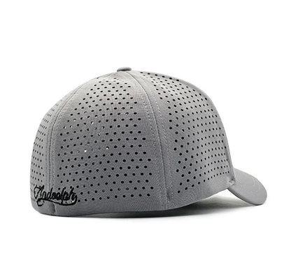 Big Head Hat Back Closed 5cm Short Brim Baseball Cap for Men Mesh Fitted Caps Stretchy Full Closed Caps 56-60cm 61-65cm