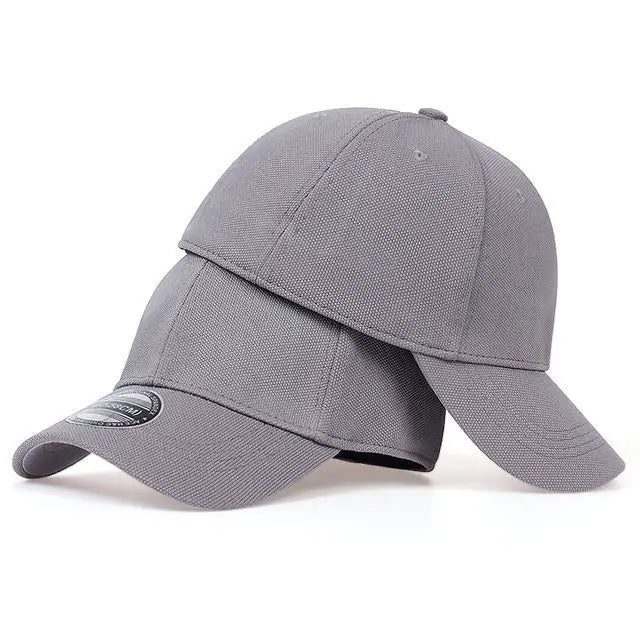 Not Adjustable Back Closed Snapback Caps Men Quality Hip Hop Fitted Hats Adult Solid Color Baseball Hats 57-58cm for Small Face