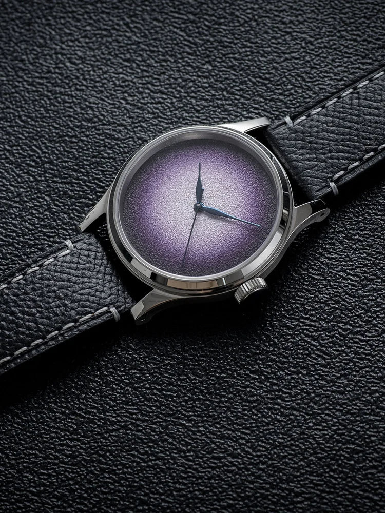 MysteriousCold 38mm Genuine Men's Mechanical Watch 2824 Movement Sapphire 100M Waterproof Leather Business Watches reloj hombre