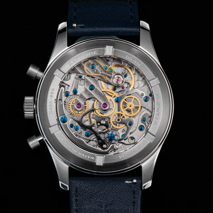 Sugess Watch 1963 Men Watches ST1901 Chronograph Luminous Mechanical Wristwatches Waterproof Crystal Sapphire Italian Leather