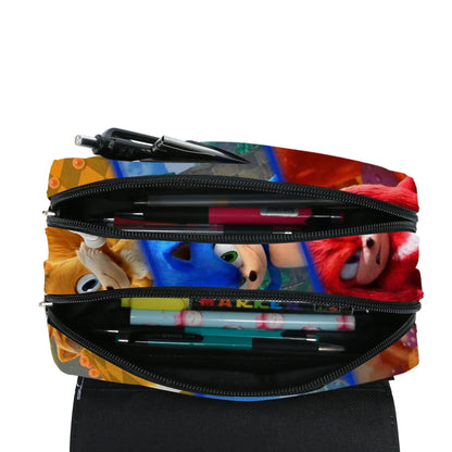 Sonic The Hedgehog Double Pencil Case Stationery Bag Storage Pouch