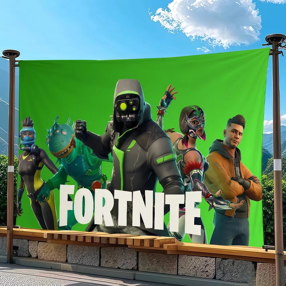 Adventure game F-FORTNITE flag Suitable For Party Club Outdoor Interior Wall Art Decoration Banner Gift