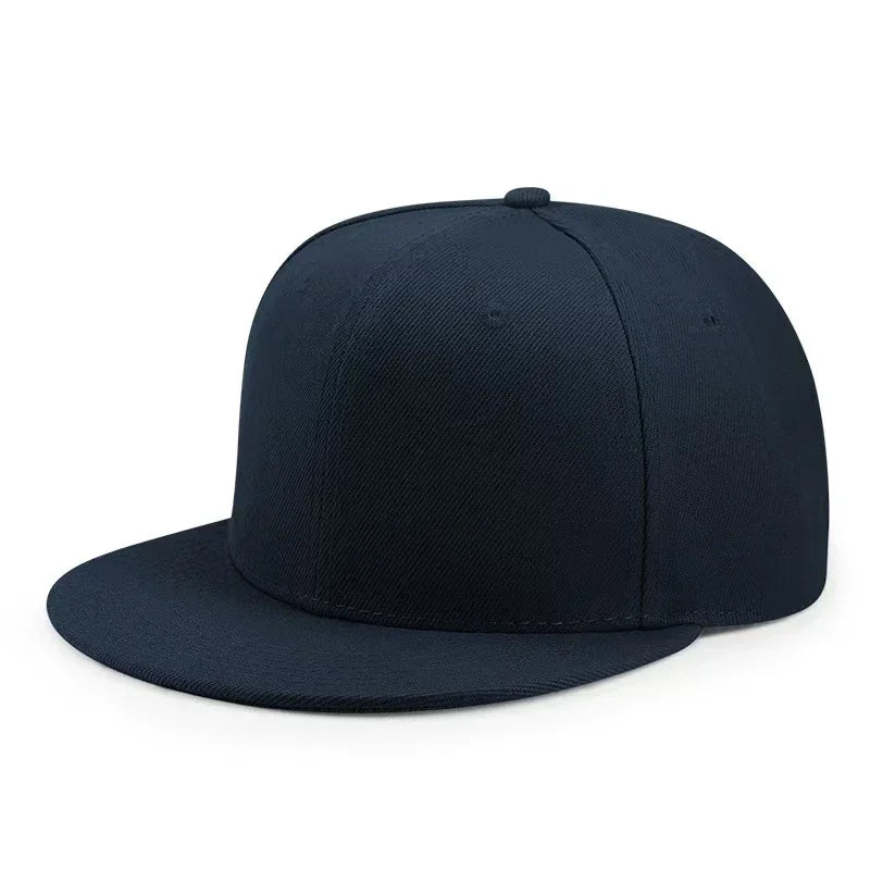 Big Bone Man Plus Size Baseballkappen für Erwachsene, flacher Schirm, Hip-Hop-Fitted-Cap, Herren und Damen, große Kappen, Snapback-Cap, Größe 6 3/4 bis 8