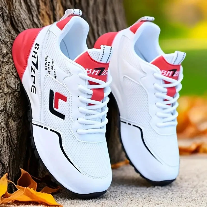 Brand protection 2026 new men's lightweight non-slip breathable wear-resistant running sports fashion versatile casual shoes
