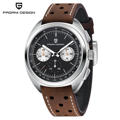 PAGANI DESIGN 2026 NEW Turtle Back Chronograph 1782 Watch for Man Fashion Men's Quartz Watch Luminous relogios masculino