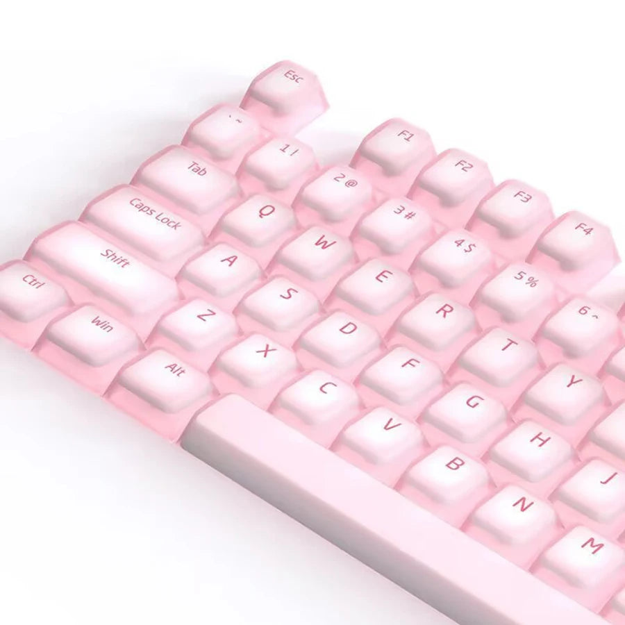 Nogi Cherry Profile ABS Silicone Keycap White Black Sakura Pep Very Peri for Keyboard Gh60 Poker 87 TKL 104 ANSI Xd64 Bm60 Xd68