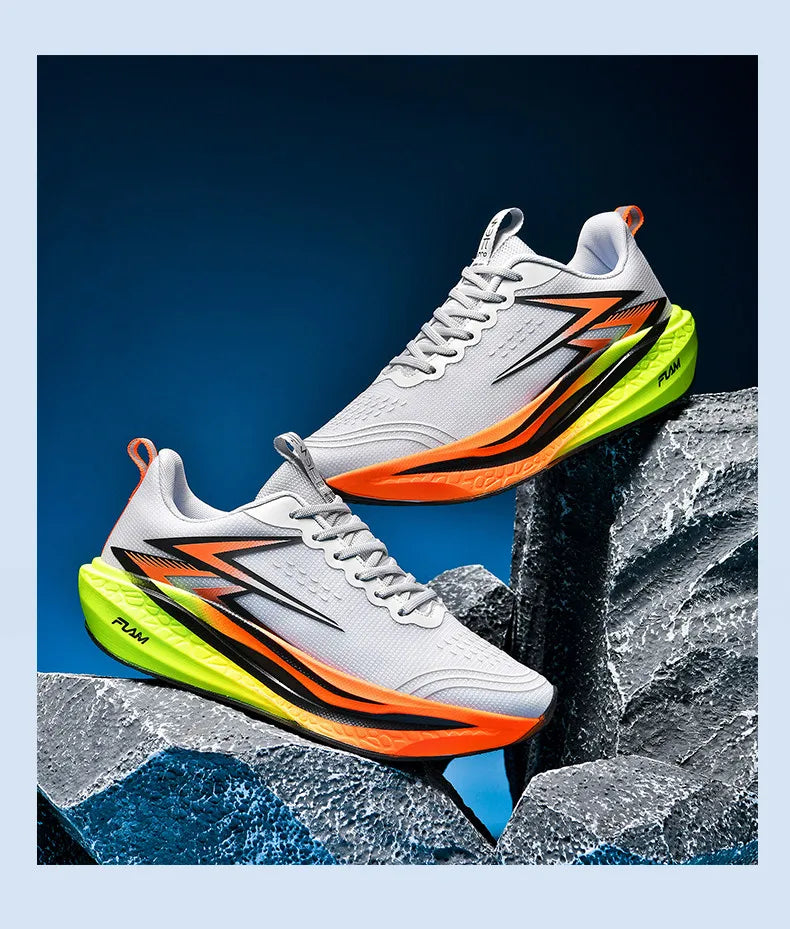 Sports Running Shoes Speciality Marathon Men Breathable Lightweight Carbon Board Women's Comfortable Athletic Nonskid Sneakers