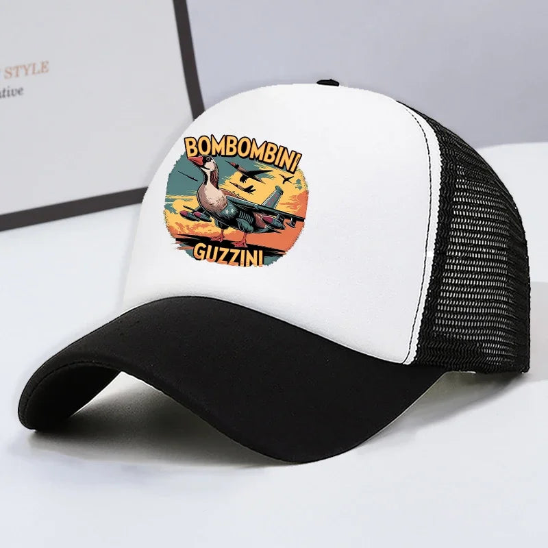 Casquette de baseball italienne Brainrot pour enfants, casquette décontractée pour garçon, chapeaux de sport pour enfants, chapeaux de soleil Tung Sahur Tralalers Shark, bonnet ajustable, cadeau pour homme