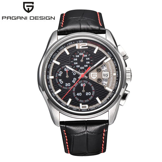 PAGANI DESIGN Chronograph Stop Watch for Men Quartz Multi-function Military Pilot Relógios Masculino Reloj Hombre Montre Homme