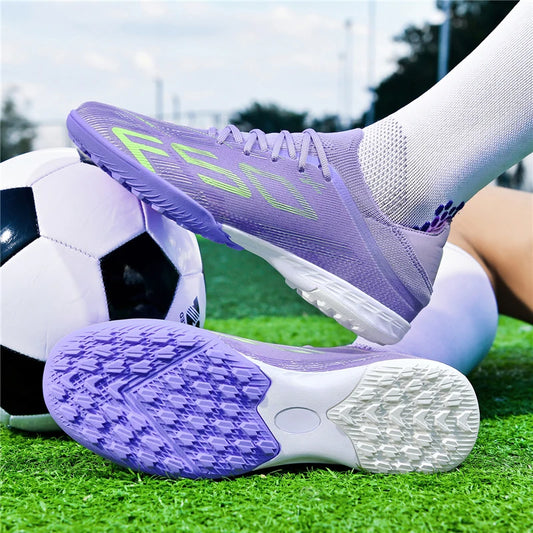 New Men's Soccer Shoes Non-Slip Indoor Futsal Football Boots Match Grass Cleats High-Quality Sneakers Hot-Selling High-Top Outdoor