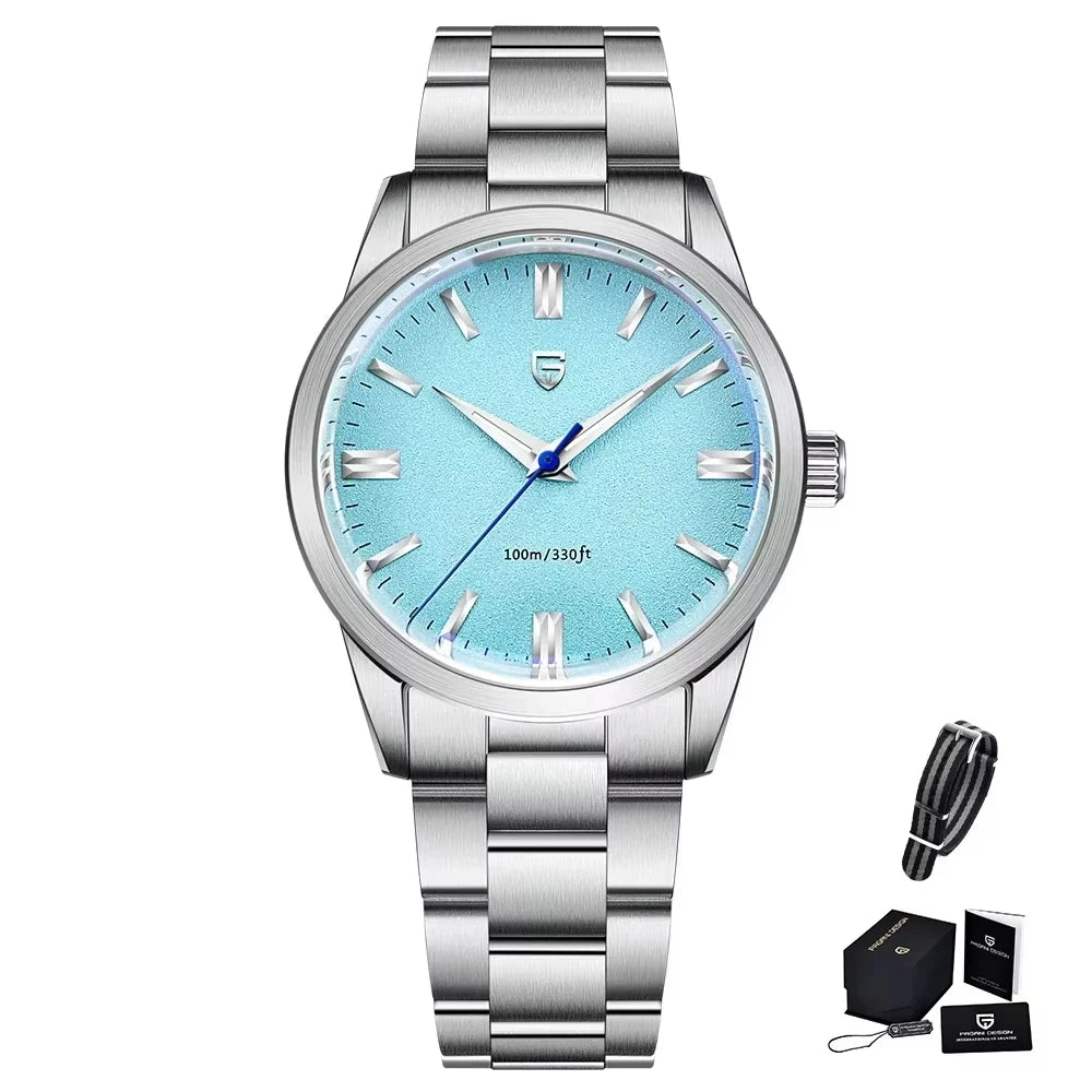 2025 PAGANI DESIGN 38MM Men's Classic Fashion Quartz Watches PD1731 VH31 Mov Stainless Steel Sport Waterproof Clock reloj hombre