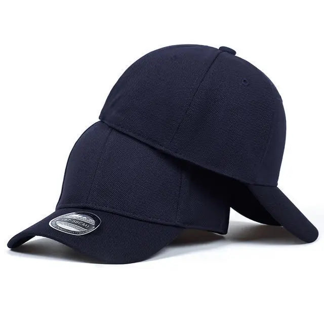 Not Adjustable Back Closed Snapback Caps Men Quality Hip Hop Fitted Hats Adult Solid Color Baseball Hats 57-58cm for Small Face