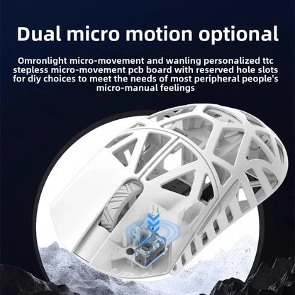 WLMOUSE Beast X Pro Magnesium alloy lightweight wireless e-sports gaming mouse 750IPS 8K PAW3950HS 30000DPI without backlight