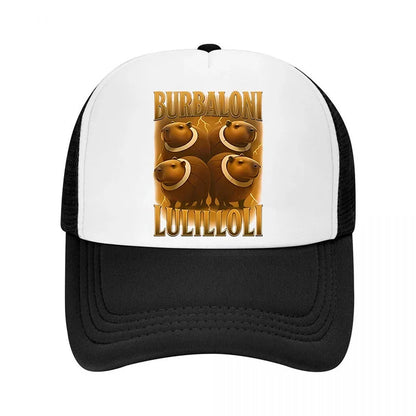 Casquette de baseball italienne Brainrot pour enfants, casquette décontractée pour garçon, chapeaux de sport pour enfants, chapeaux de soleil Tung Sahur Tralalers Shark, bonnet ajustable, cadeau pour homme
