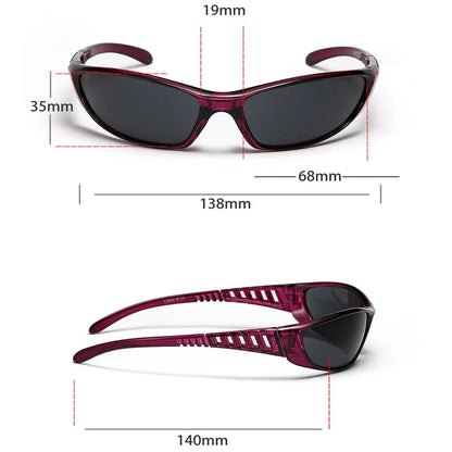 Y2K Sunglasses Men Women Color Hollowed Outdoor Driving UV400 Sunglasses Girls Net Red Hip Hop Gothic Women Sun Glasses 2025 Hot
