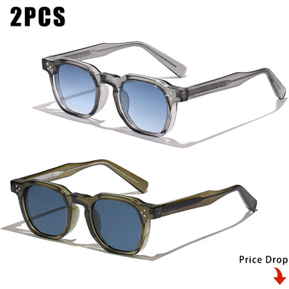 1/2/3 Pairs CATERSIDE Fashion Men Sunglasses Retro Brand Design Polycarbonate Frame Sun Glasses Women Travel Party Eyeglasses