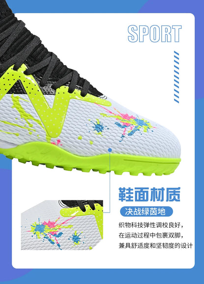 Scarpe da calcio TF da uomo, professionali e confortevoli, di alta qualità, scarpe da calcetto da uomo per adulti, casual e ultraleggere
