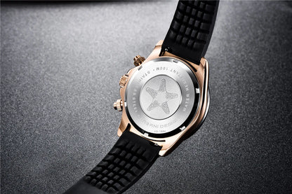 PAGANI DESIGN V2 40MM Relógio masculino de quartzo com mostrador meteorito, safira, cronógrafo retro, impermeável para homem