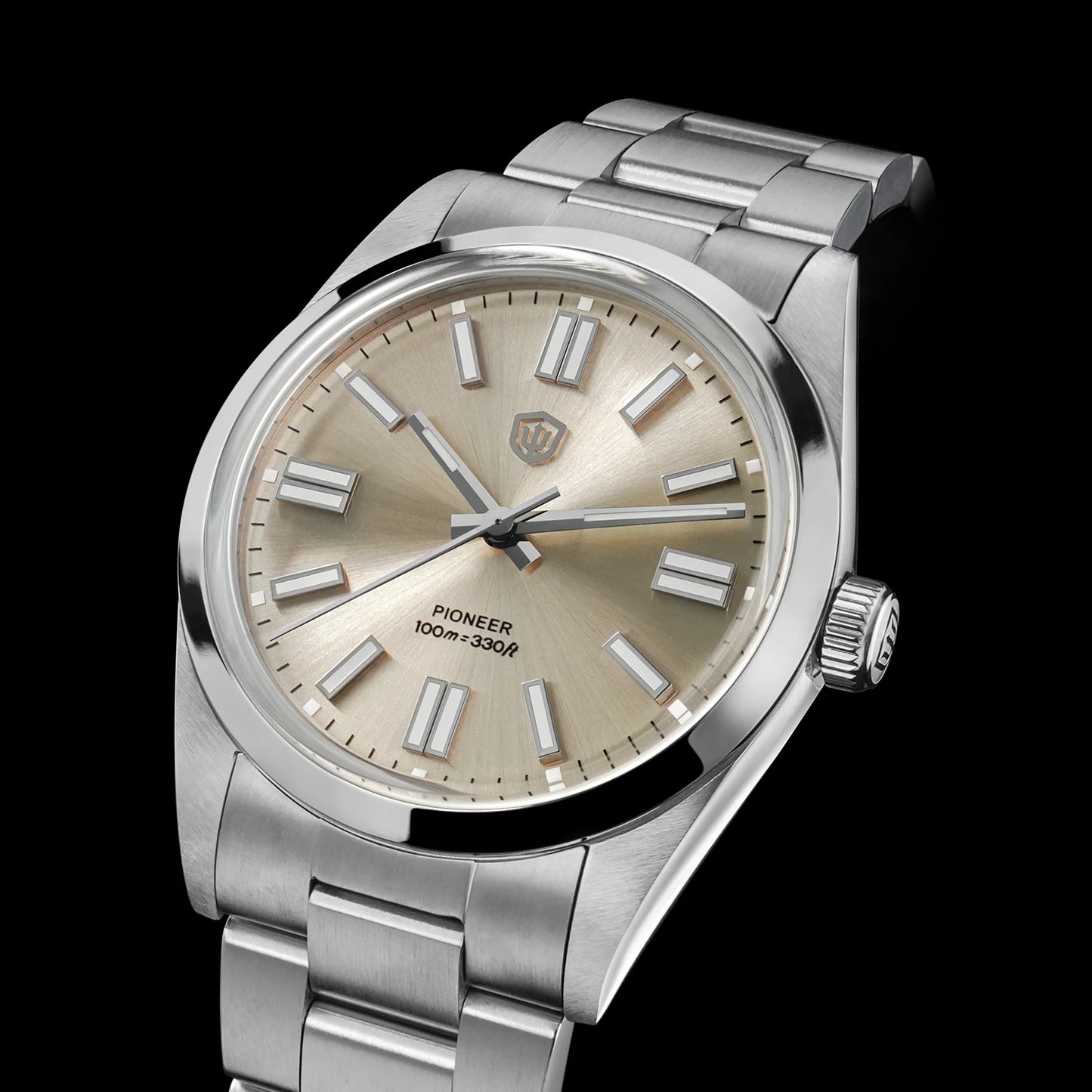 Watchdives WD1016 V3 Watch 37mm VH31 Sweep Quartz Movemet Stainless Steel Watch Waterproof Luminous Sapphire Men Wristwatch