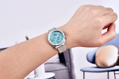 PAGANI DESIGN 2026 New Meteorite pattern dial Luxury Quartz Watch For Men Speed Sport Chronograph AR Sapphire crystal Wristwatch