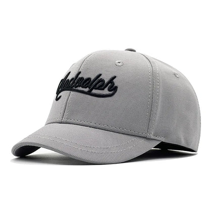 Big Head Hat Back Closed 5cm Short Brim Baseball Cap for Men Mesh Fitted Caps Stretchy Full Closed Caps 56-60cm 61-65cm