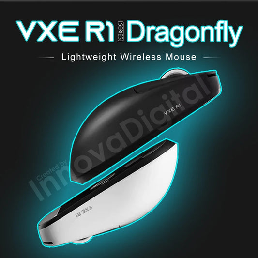 ATK VXE Dragonfly R1 Pro MAX Wireless Gaming Mouse, PAW3395 Esports Mouse, 26K DPI Rechargeable Lightweight FPS Gaming Mouse