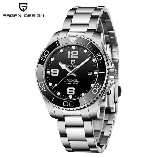 PAGANI DESIGN Men's Luxury Mechanical Watch Japan MIYOTA 8215 Automatic Movt Wristwatch 200m Waterproof Reloj Hombre PD-1702