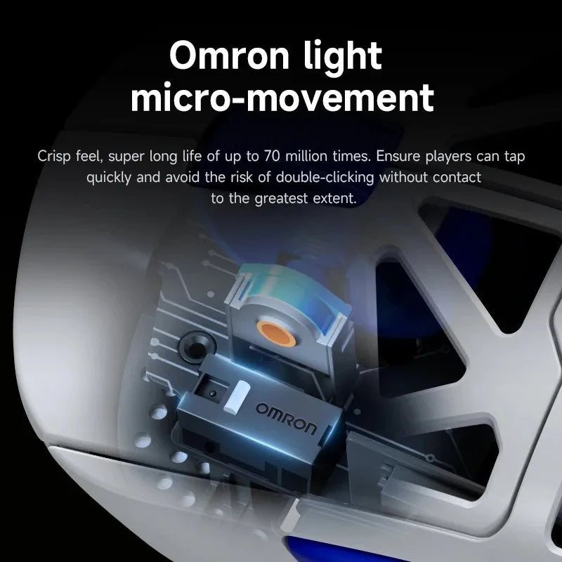 MCHOSE AX5 V2 Wireless Gaming Mouse 8KHz Polling PAW 3950 42000DPI Optical Sensor 56g Tri-Mode 130h Battery Magnesium Alloy