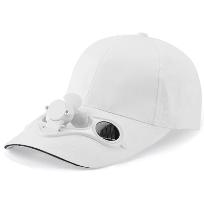 Solar Fan Cap UV Protection Hat Light Mesh Baseball Cap Cooling Fan For Fishing Golf Travel Sports Summer Item Sun Visor Hat