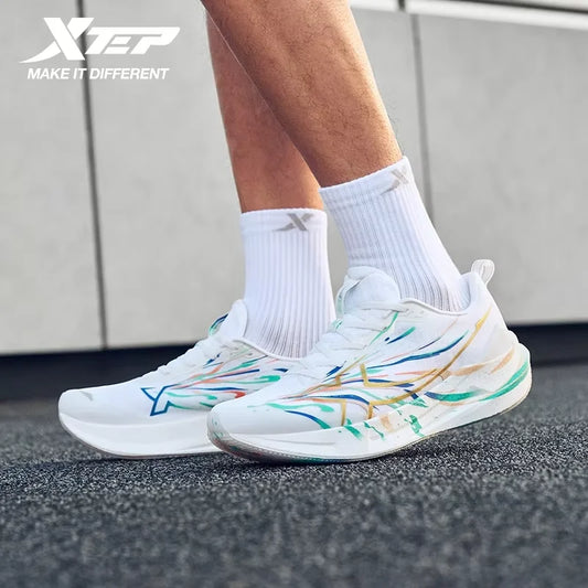 Xtep 2000km 5.0 Shoes Sneakers for Men Cushion Durable Professional Combat Universal Jogging Running Shoes 874119110023