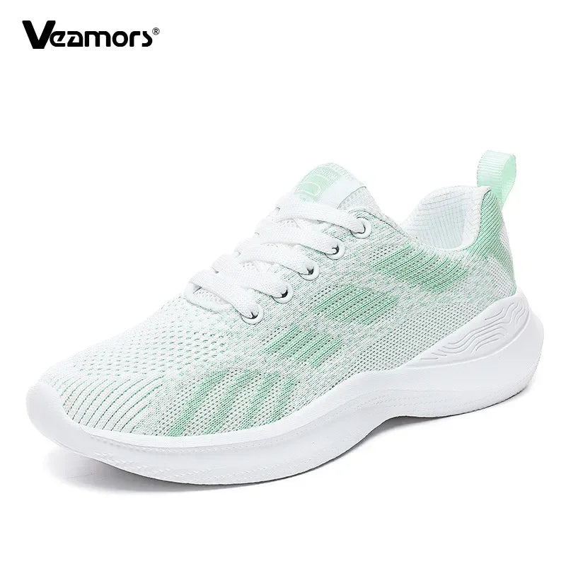 Zapatillas de running para mujer, zapatillas deportivas informales transpirables, ligeras, para gimnasio y deporte al aire libre, cómodas