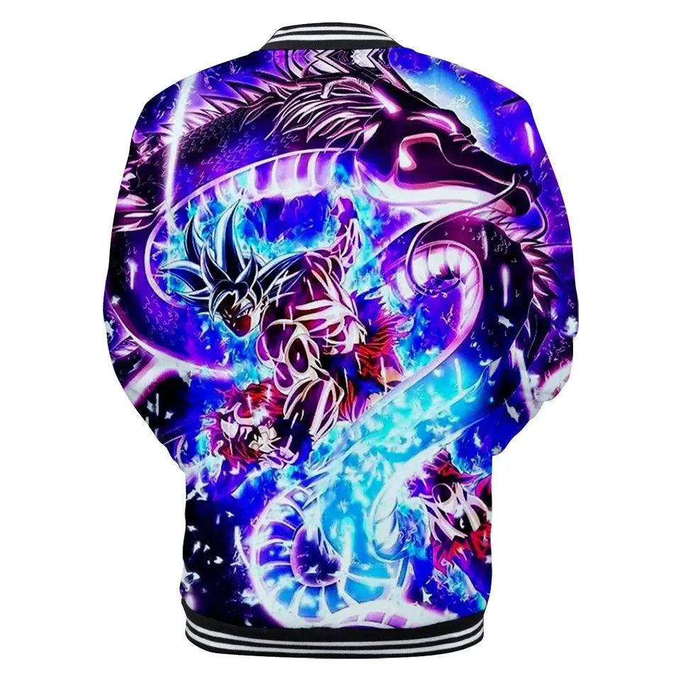 Dragon Ball Goku Kanji Symbol Men Zipper Hoodie Cartoon Japan Anime Women Sweatshirt 2025 New Fashion Children Jackets Coat, Produit gaming premium Fraquane, équipement gamer