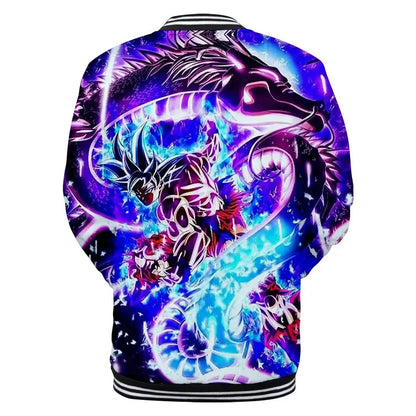 Dragon Ball Goku Kanji Symbol Men Zipper Hoodie Cartoon Japan Anime Women Sweatshirt 2025 New Fashion Children Jackets Coat, Produit gaming premium Fraquane, équipement gamer