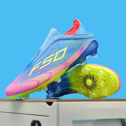 New Men's Football Boots Ultralight Sport Indoor Cleats Soccer Shoes Grass Adult Non-Slip Non Slip Fg Turf Futsal Comfortable