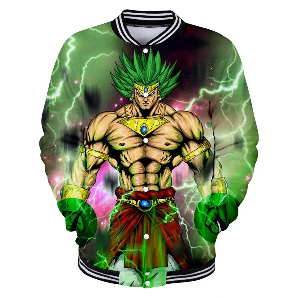 Dragon Ball Goku Kanji Symbol Men Zipper Hoodie Cartoon Japan Anime Women Sweatshirt 2025 New Fashion Children Jackets Coat, produit gaming premium Fraquane