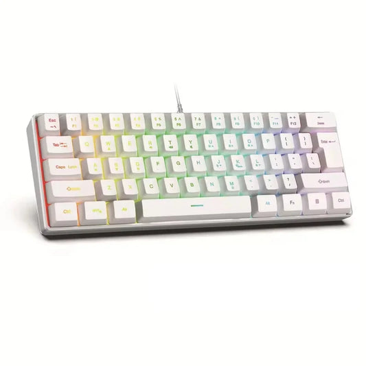 2026 New Best-Selling Portable Wired Mini-Mechanical Keyboard K61 Mini-Keyboard, Suitable For Playing Games, Compact And Conveni