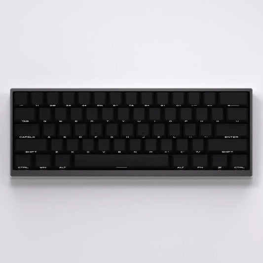 Black Side Engraved Translucent Keycap PBT 130 Key OEM Keyboard Keychain Compatible with 61/75/87/104/108 Mechanical Keyboards
