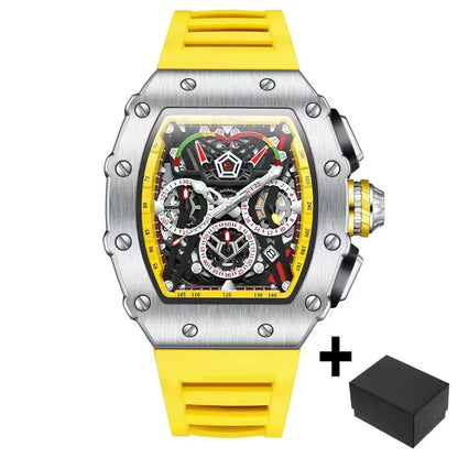 ONOLA 6827 Fashion Sports Quartz Men's Watch Waterproof Luminous Calendar Chronograph Watches for Men Relogios Masculino Часы
