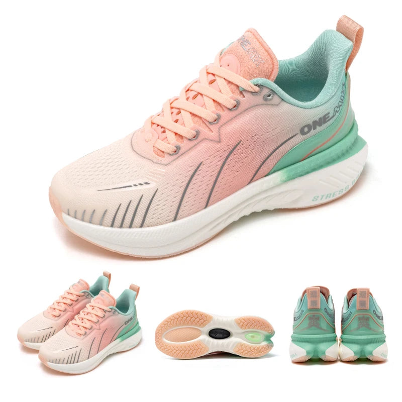 ONEMIX Scarpe da corsa da strada bianche da uomo Scarpe sportive da esterno con cuscinetto d'aria Scarpe da ginnastica da uomo Scarpe da jogging estive Calzature da donna