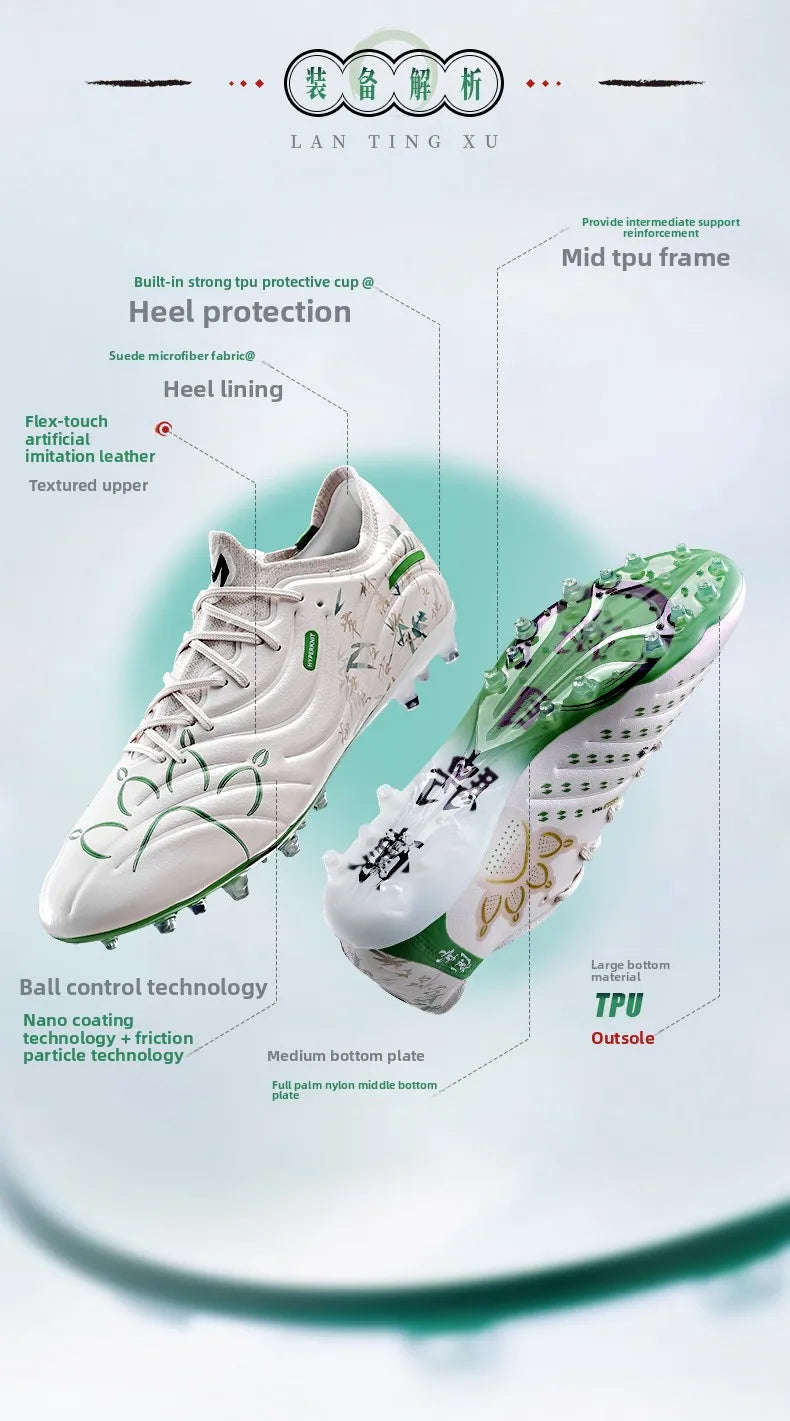 Kelme miesten jalkapallokengät aikuisille, Mg Short Spikes, tekonurmiharjoitteluun tarkoitetut jalkapallokengät, erittäin kevyet, liukumattomat jalkapallokengät