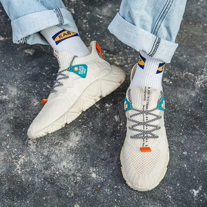 Natural Leather Key Height Summer Sneakers For Skateboarding Athletic Shoes For Men Grey Boots Sport Running Shoes