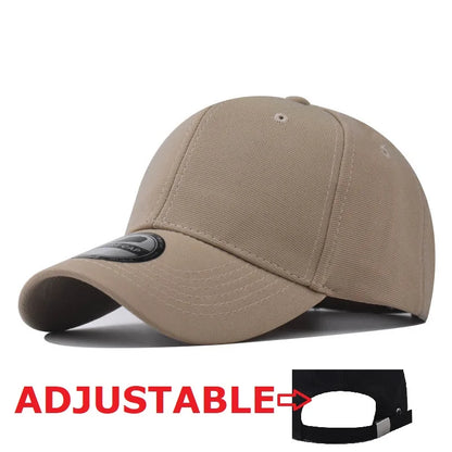 Not Adjustable Back Closed Snapback Caps Men Quality Hip Hop Fitted Hats Adult Solid Color Baseball Hats 57-58cm for Small Face